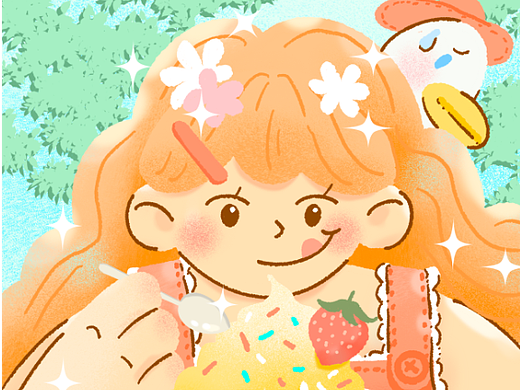 开屏原创插画