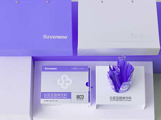EVENSOO | 白芸豆固体饮料包装设计