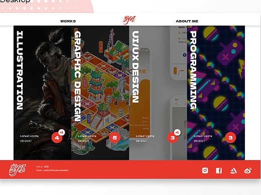 Portfolio Website Design-Fall 2021