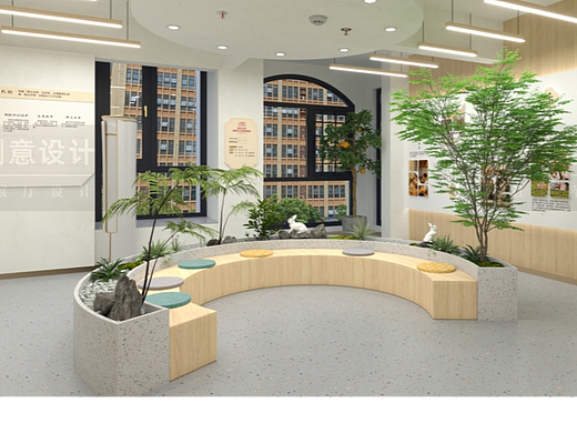 社区设计 党群服务中心设计-长沙市天心区桂庄社区