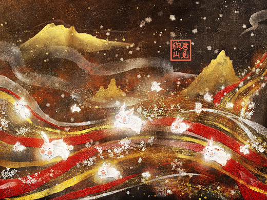 iPad岩彩 兔境（个人主页-ZNjc3NTIwMjg=） - 儿童插画 - 站酷设计师与君山见原创素材 - 站酷ZCOOL