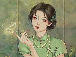 民國風(fēng)人物插畫