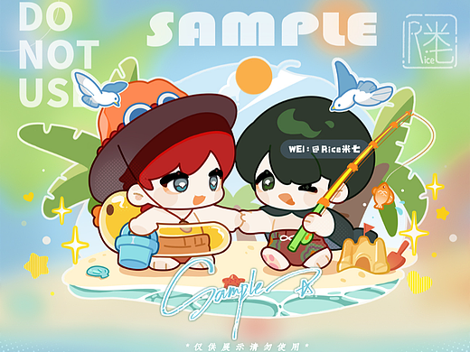 【Q版】二头身卡通多人物场景设计合集