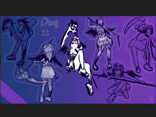 #速寫60天挑戰(zhàn)賽#Day55@速寫班長（個人主頁-ZNTk0Mjg0OTY=） - 創(chuàng)作習作 - 站酷設計師風鈴冰淚原創(chuàng)素材 - 站酷ZCOOL