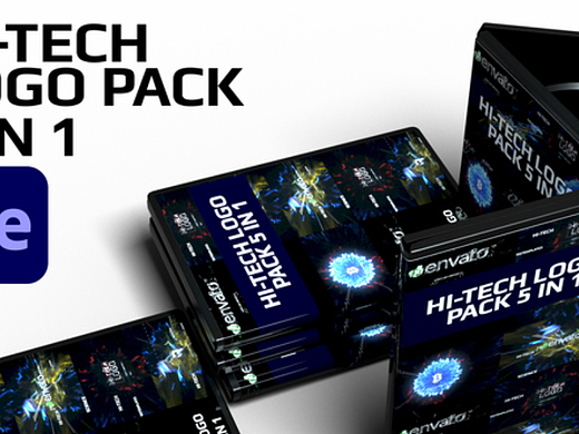 AE模板 | 创意科技隧道显示标志LOGO动画演绎片头