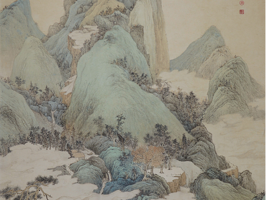 传统国画山水作品