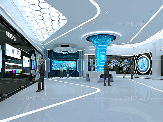 高科技企业展厅