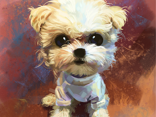小狗插画