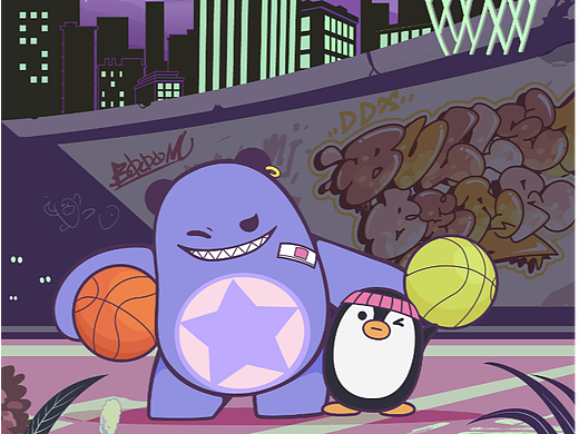 潮玩插图 | PUPUX熊霸弹弹熊联名大娃「举高高」