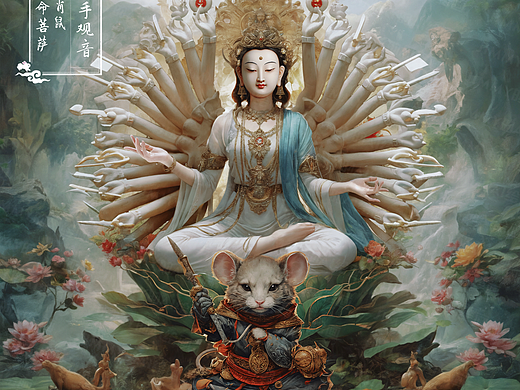 生肖鼠的本命菩萨为千手观音