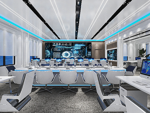 岑港派出所指挥中心空间规划设计 ｜ 三石三斤作品