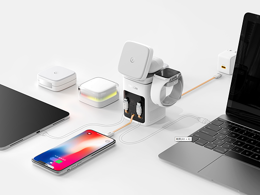无线充电收纳充电器