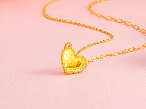 七夕主推黄金吊坠