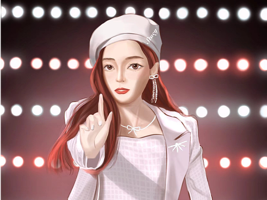 Jessica鄭秀妍乘風(fēng)破浪的姐姐3插畫（個(gè)人主頁-ZNjAzNjExNDA=） - 藝術(shù)插畫 - 站酷設(shè)計(jì)師淺年_Sobrani原創(chuàng)素材 - 站酷ZCOOL