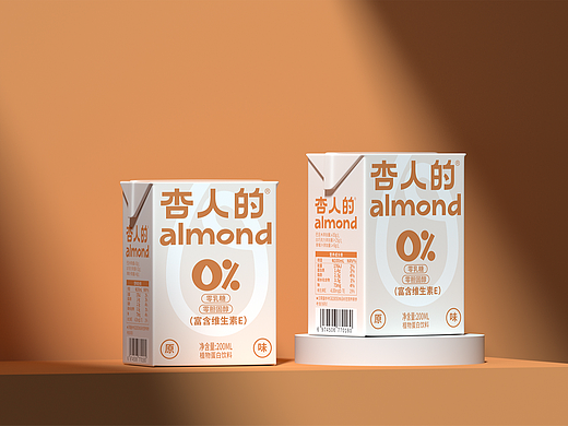饮料包装,利乐包饮料,坚果植物蛋白饮料包装设计