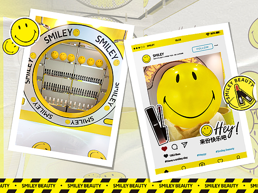 VM设计｜SMILEY 美妆快闪店落地视觉