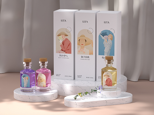 阿步的花园|无火香薰系列包装设计