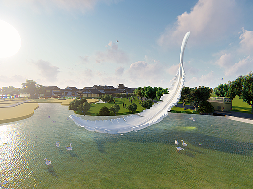 《千里送鹅毛》（个人主页-ZNjUzOTA0NjA=） - 雕塑 - 站酷设计师白了个白兔兔原创素材 - 站酷ZCOOL