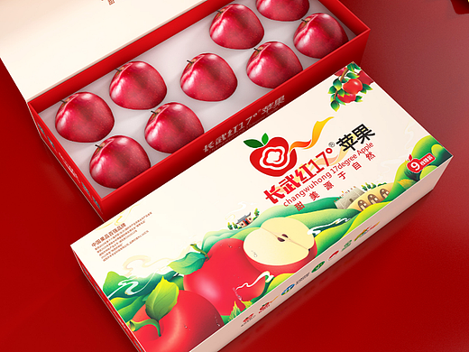 箱盒汇|长武红17°苹果