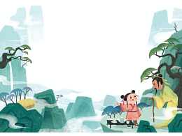 春天的古诗插画