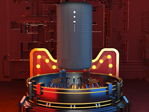 oc練習(xí)-音響（個人主頁-ZNjc0NDU1MzY=） - 其他三維 - 站酷設(shè)計師魚憶Fish原創(chuàng)素材 - 站酷ZCOOL