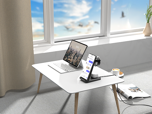 HM006三合一无线充电器