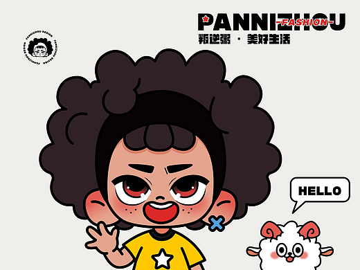 叛逆粥PANNIZHOU潮玩IP形象设计