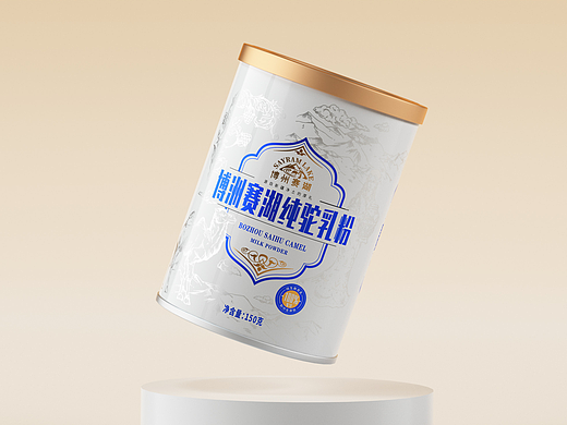 新疆“博洲赛湖”纯驼乳粉包装设计奶粉-礼盒包装设计