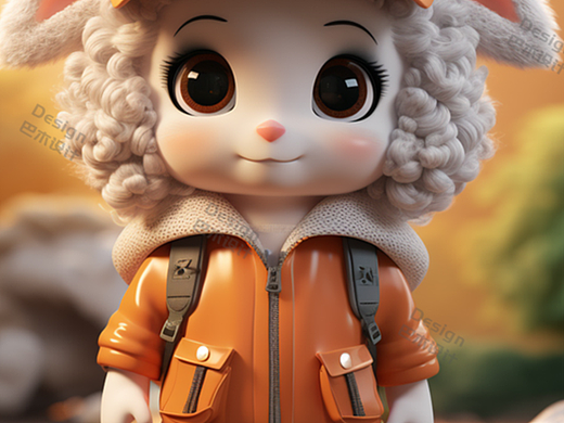 3D可爱小羊