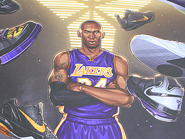 科比·布莱恩特的大师之路-wudayang原创手绘插画作品