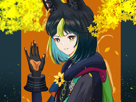 原神提纳里角色半身像