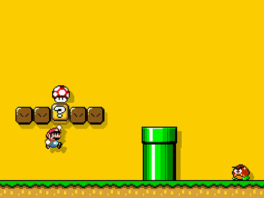 超级马里奥兄弟 双屏壁纸