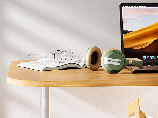 Blender耳机建模/场景渲染/渲染练习