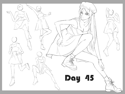 #速寫60天挑戰(zhàn)賽# Day45 @速寫班長 ????（個人主頁-ZNTkyMDY0MzY=） - 創(chuàng)作習(xí)作 - 站酷設(shè)計師光城祭原創(chuàng)素材 - 站酷ZCOOL