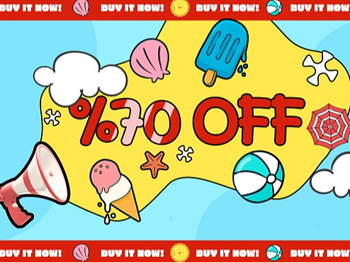 AE模板|卡通趣味儿童节日综艺片头文字设计排版动效