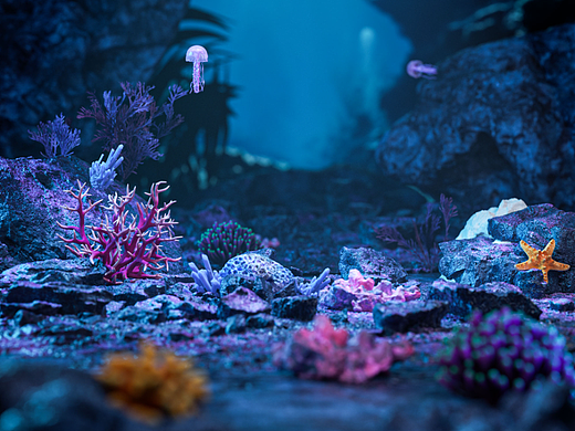 C4D海底世界（個人主頁-ZNjU3ODEzMTI=） - 場景 - 站酷設(shè)計師hi嗨海原創(chuàng)素材 - 站酷ZCOOL