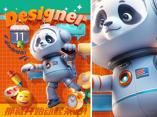 SD创作视觉海报  