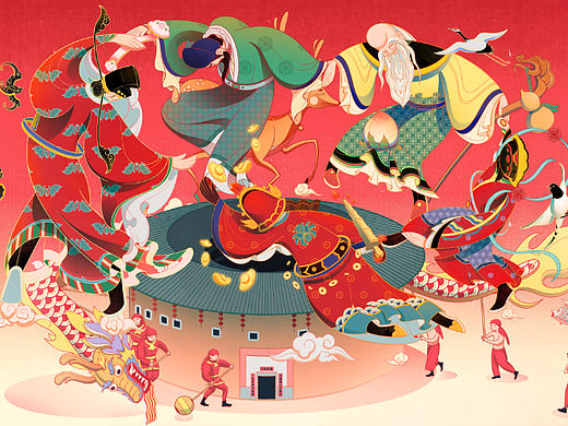 《五福临》