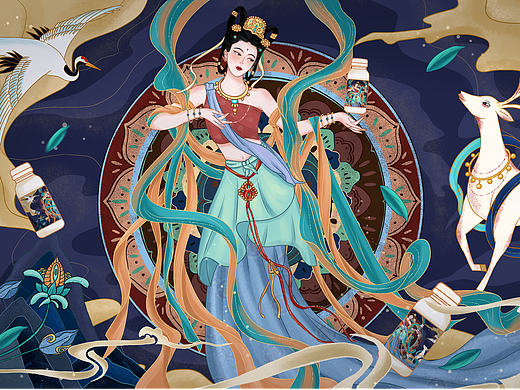 茶π插画设计