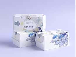 国风洗脸巾包装两组