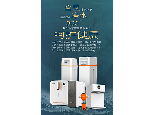 全屋净水3C厨电海报