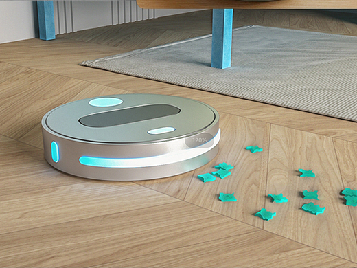 扫地机三维详情页