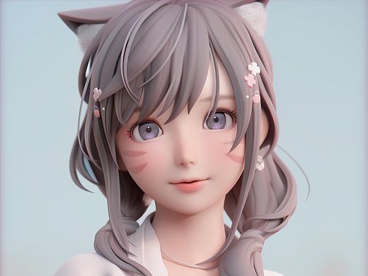 如果FF14猫魅是上班族【形象设计+概念渲染】