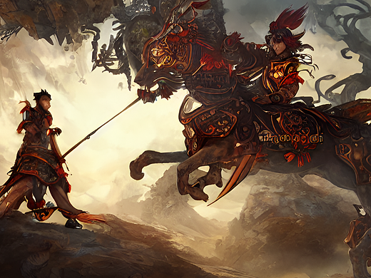 神话系列（个人主页-ZNjI4NjgyMjg=） - AI作品 - 站酷设计师洋狗子原创素材 - 站酷ZCOOL