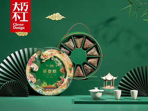 食品拍摄｜茶香粽子