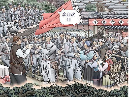 展馆~绘画~层板画~景箱、国画、工笔人物画浮雕