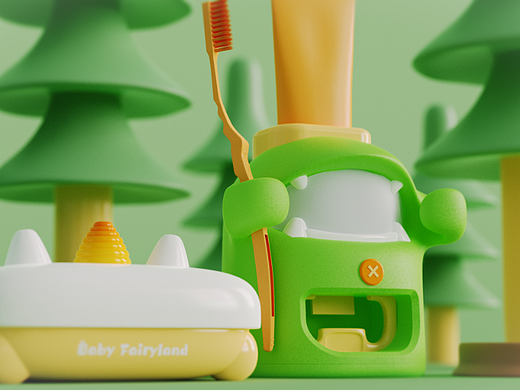 Baby Fairyland 儿童趣味置物套装