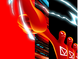 漫画风格的海报