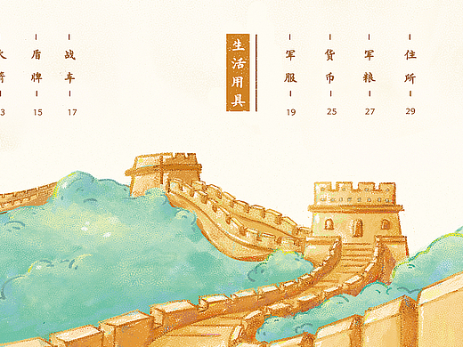 明长城绘本科普画册创作
