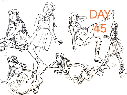 #速寫(xiě)60天挑戰(zhàn)賽#day45@速寫(xiě)班長(zhǎng)（個(gè)人主頁(yè)-ZNTkyMTM2MDA=） - 創(chuàng)作習(xí)作 - 站酷設(shè)計(jì)師Z06959532原創(chuàng)素材 - 站酷ZCOOL